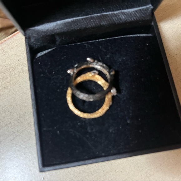 Stephen Dweck Diamonds NWT
Gold /Sterling Branch Stack Rings Size 6 🖤 - Picture 11 of 12